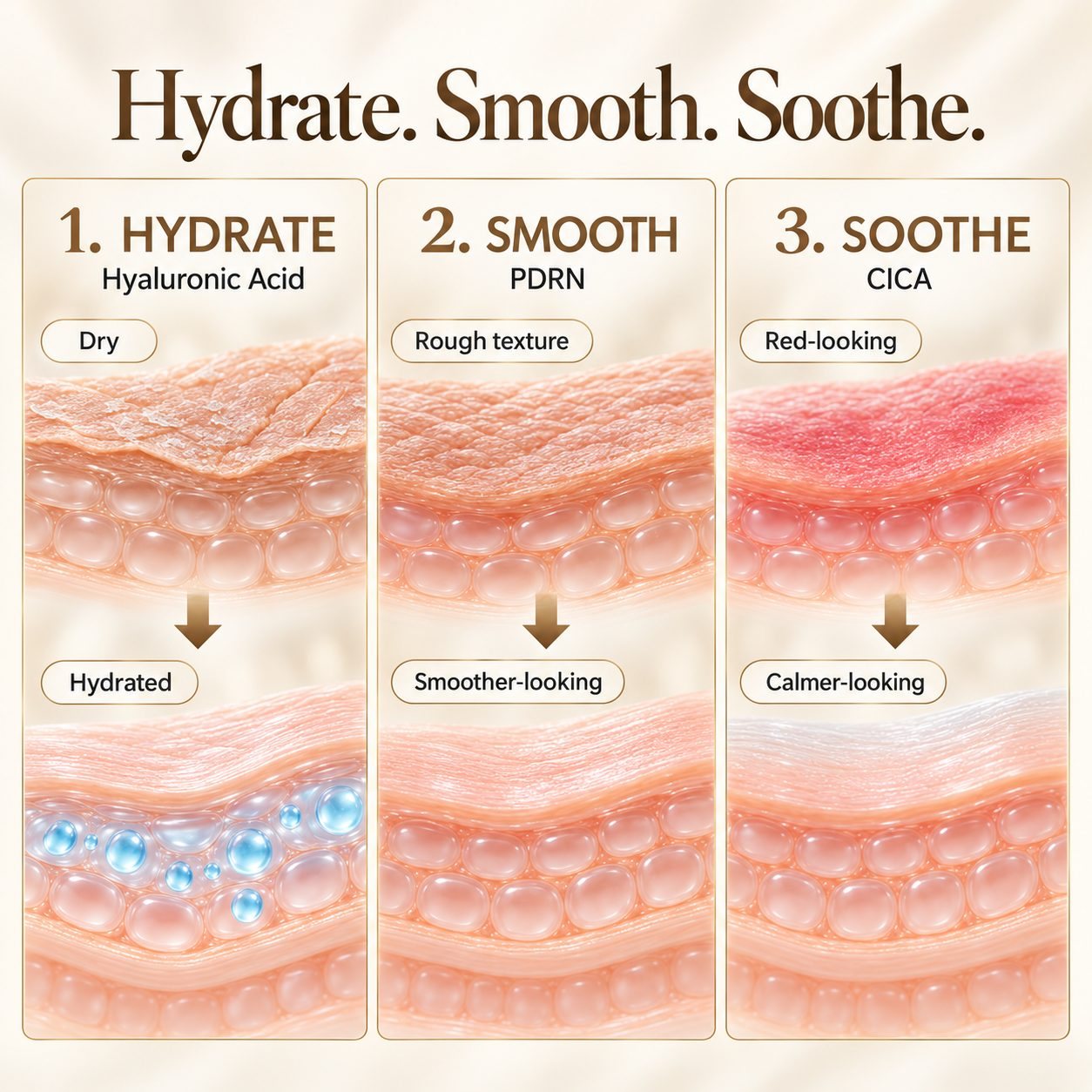 Hydrate. Smooth. Soothe.